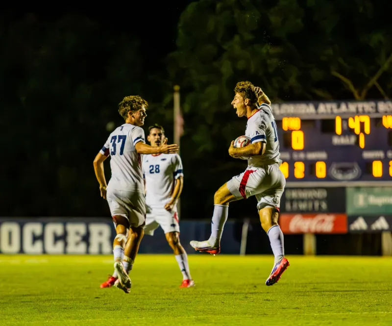 Men's Soccer: FAU battles back to draw No. 20 NC State 3-3