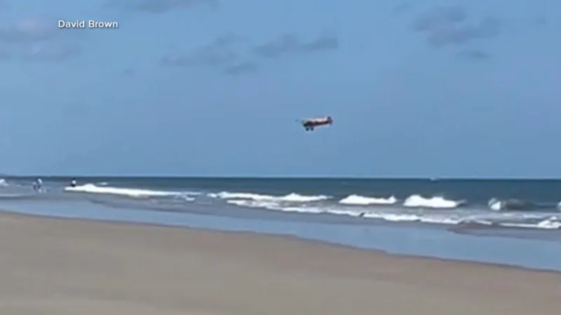 New video shows plane crashing off Florida beach