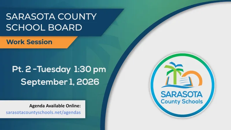 SCS | Board Work Session - Tuesday, September 1, 2026 PART TWO - 1:30p (Video)