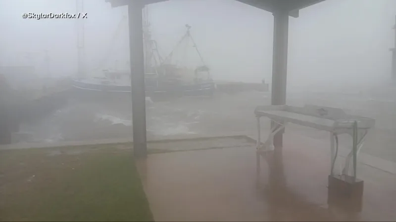 Flood fears as Edouard dumps up to a foot of rain