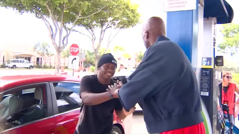 'Beautiful gesture': DraftKings, former Dolphin Chad 'Ochocinco' Johnson team up to give away free gas in North Miami-Dade
