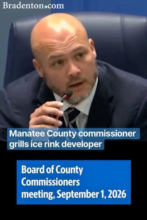 Manatee County commissioner grills LWR ice rink developer (Video)