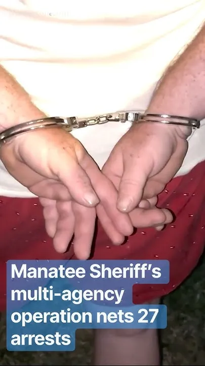 Manatee Sheriff's multi-agency Operation Safe Childhood nets 27 arrests (Video)