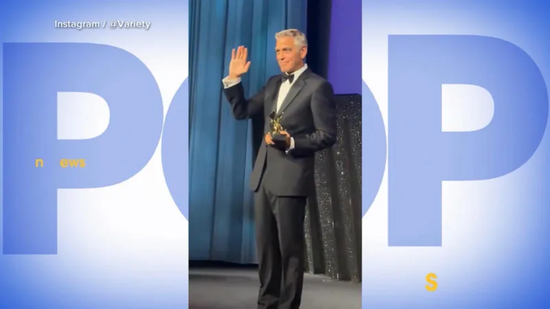 George Clooney honored with Lifetime Achievement Award at Venice Film Festival