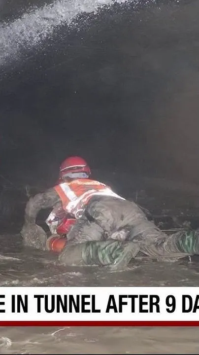 2 men found alive in tunnel 9 days after Nepal floods (Video)