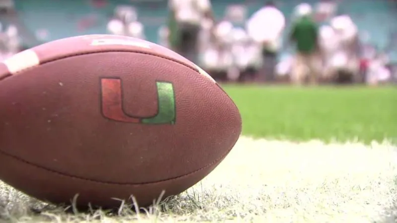 Mensah throws 5 TD passes, Toney sets record in No. 7 Miami's 45-6 win over Stanford