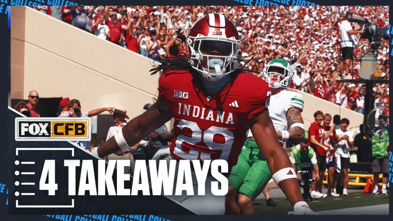 4 Takeaways From Indiana's Season-Opening Win Over North Texas