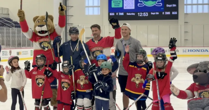 'To see hockey grow,' Matthew Tkachuk hosts youth hockey tournament to inspire the next generation of players