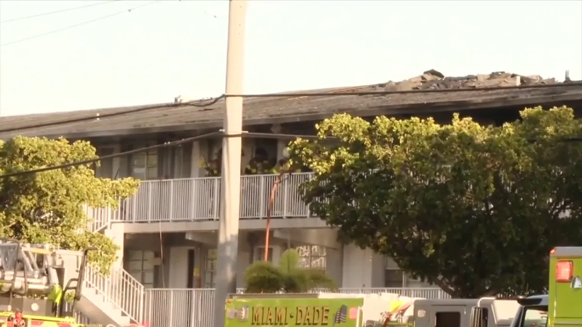 1 dead as crews put out apartment fire in NW Miami-Dade