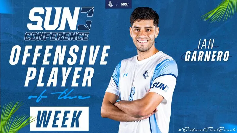 Garnero Earns Sun Conference Soccer Offensive Player of the Week
