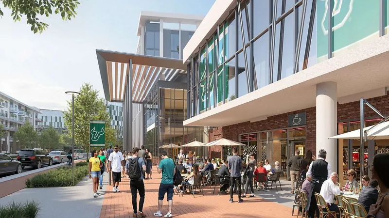 Groundbreaking today for USF's new 'Fletcher District'
