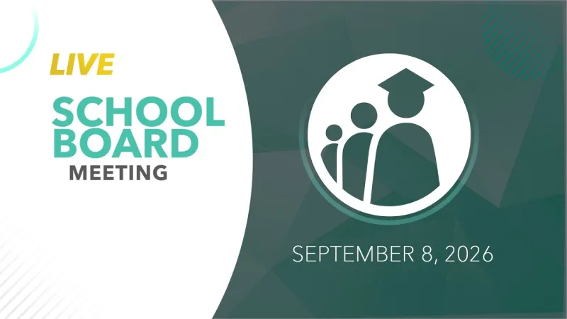 School Board Meeting | September 8, 2026 (Video)