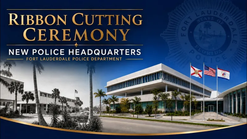 New Police Headquarters Ribbon Cutting Ceremony (Video)