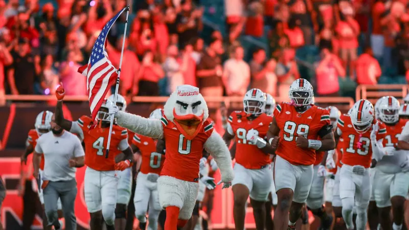 Which uniform combination is Miami wearing in Week 2 vs. FAMU?