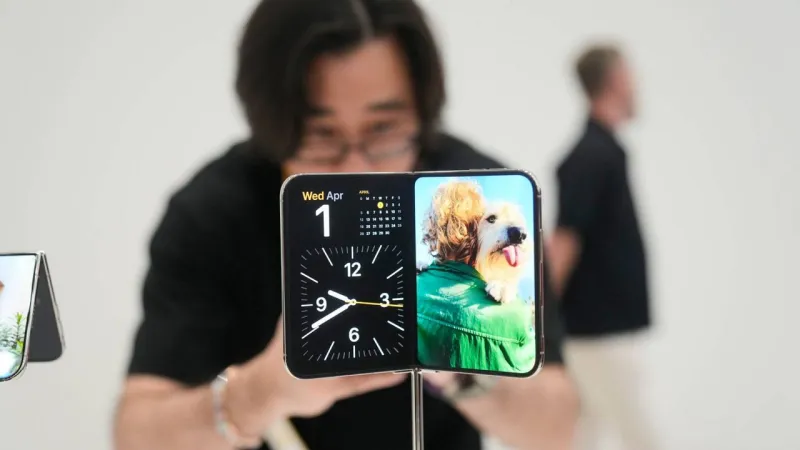 New Apple CEO unveils latest iPhone lineup, including a foldable model called Duo