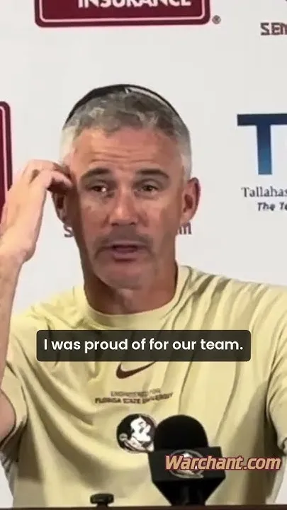 OUR FOOTBALL TEAM PLAYS HARD | Mike Norvell searches for positives as Alabama looms for FSU (Video)