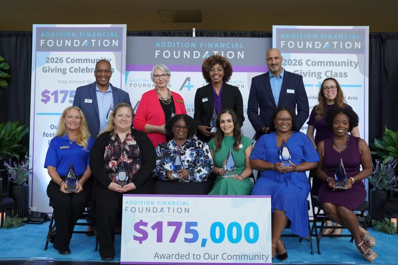 Addition Financial Foundation Awards $175,000 to 10 Central Florida Nonprofits