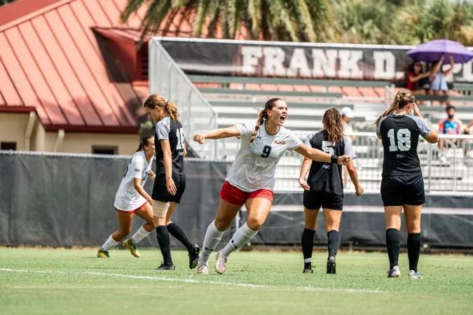 Rienecker, Davidson Lead the Saints to a Conference Opener Win