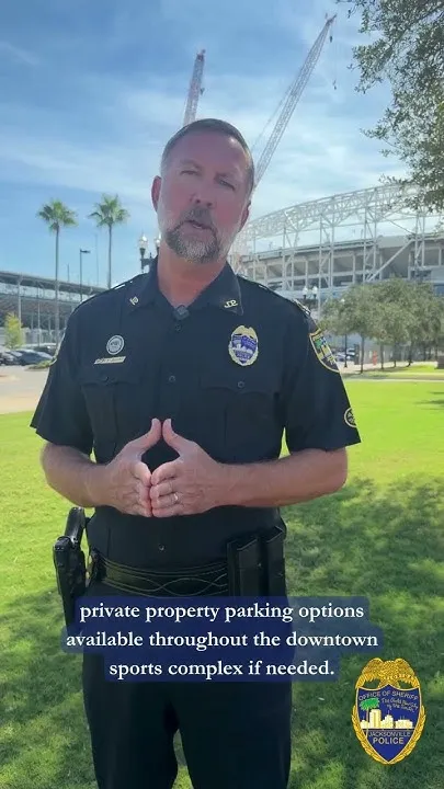 Jacksonville Jaguars parking for gameday outlined by JSO (Video)