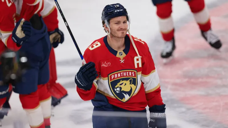 Matthew Tkachuk brings the Tkachuk Cup and his Olympic Gold Medal to South Florida