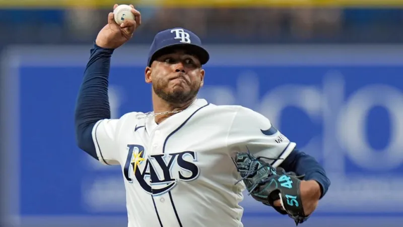 Freddy Peralta, Jonathan Aranda help Rays beat Astros 14-4 to sweep series