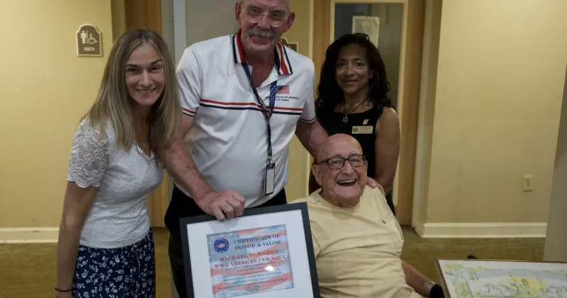 Ocala celebrates a World War II Veteran turning 101