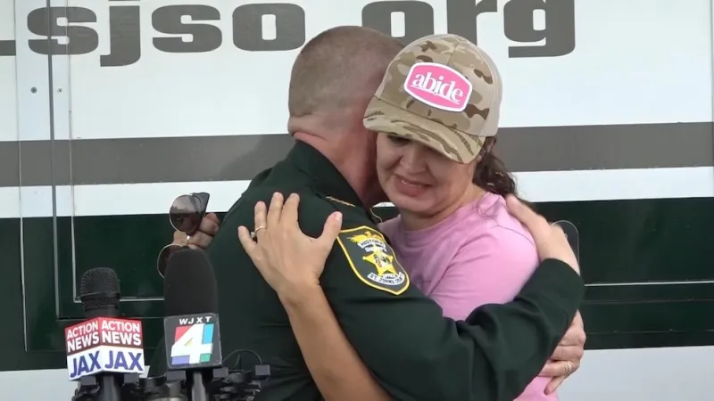 Mom learns missing son was found safe during press conference