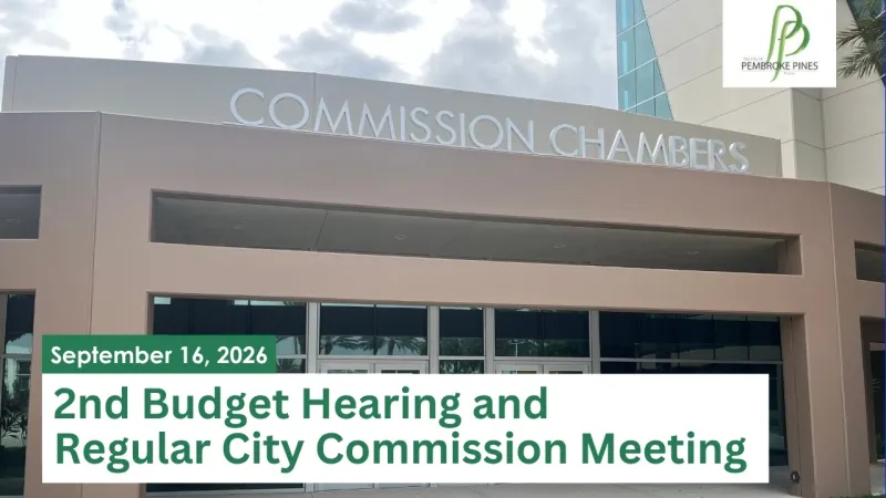 2nd Budget Hearing and Regular City Commission Meeting - September 16, 2026 (Video)