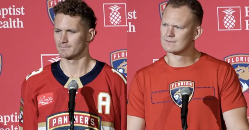Tkachuk brothers talk 'brotherly love' ahead of Florida Panthers training camp; Barkov returns from injury