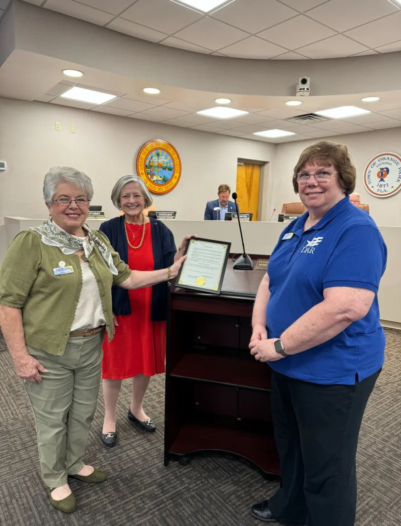 Town of Orange Park, DAR recognize Constitution Week