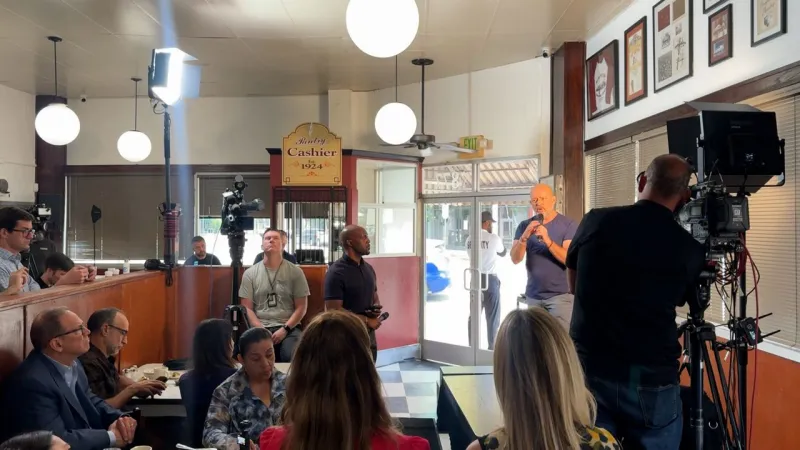 Pancakes and politics at LA's The Original Pantry