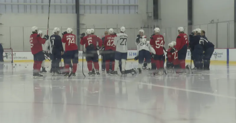 Florida Panthers open training camp with Brady Tkachuk on ice for his debut as a Panther