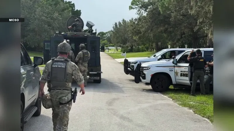 Martin County SWAT resolves armed barricade standoff at Palm City home (Video)