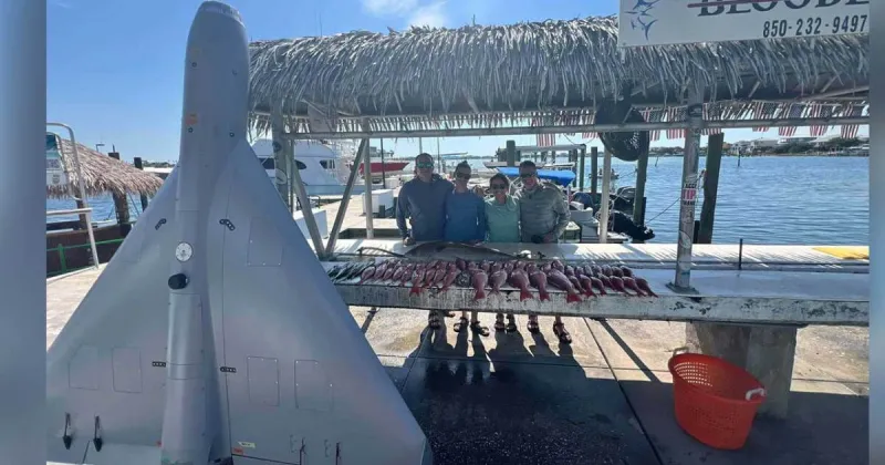 Florida fishing charter accidentally reels in missing US military drone near Eglin Air Force Base