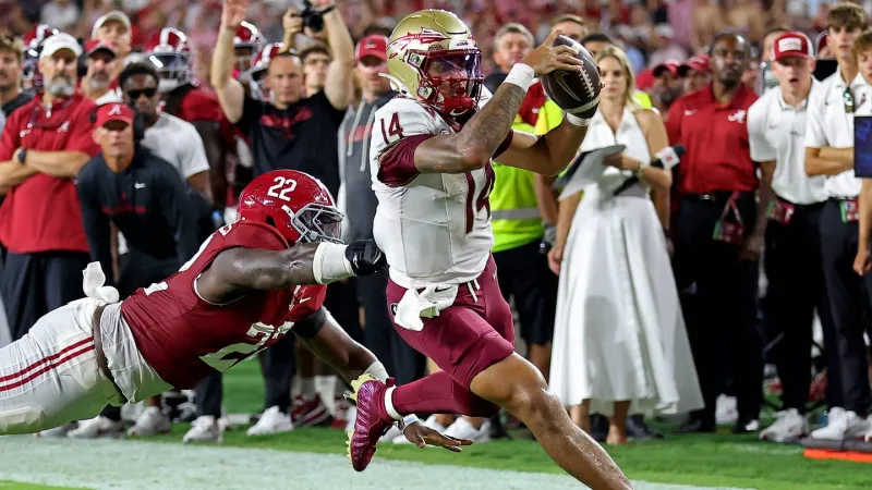 Grading Ashton Daniels' all-or-nothing outing in Florida State's loss to Alabama