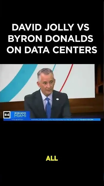 David Jolly vs Byron Donalds on Data Centers (Video)