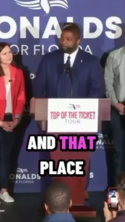 Byron Donalds thinks you're stupid for moving to Florida. (Video)