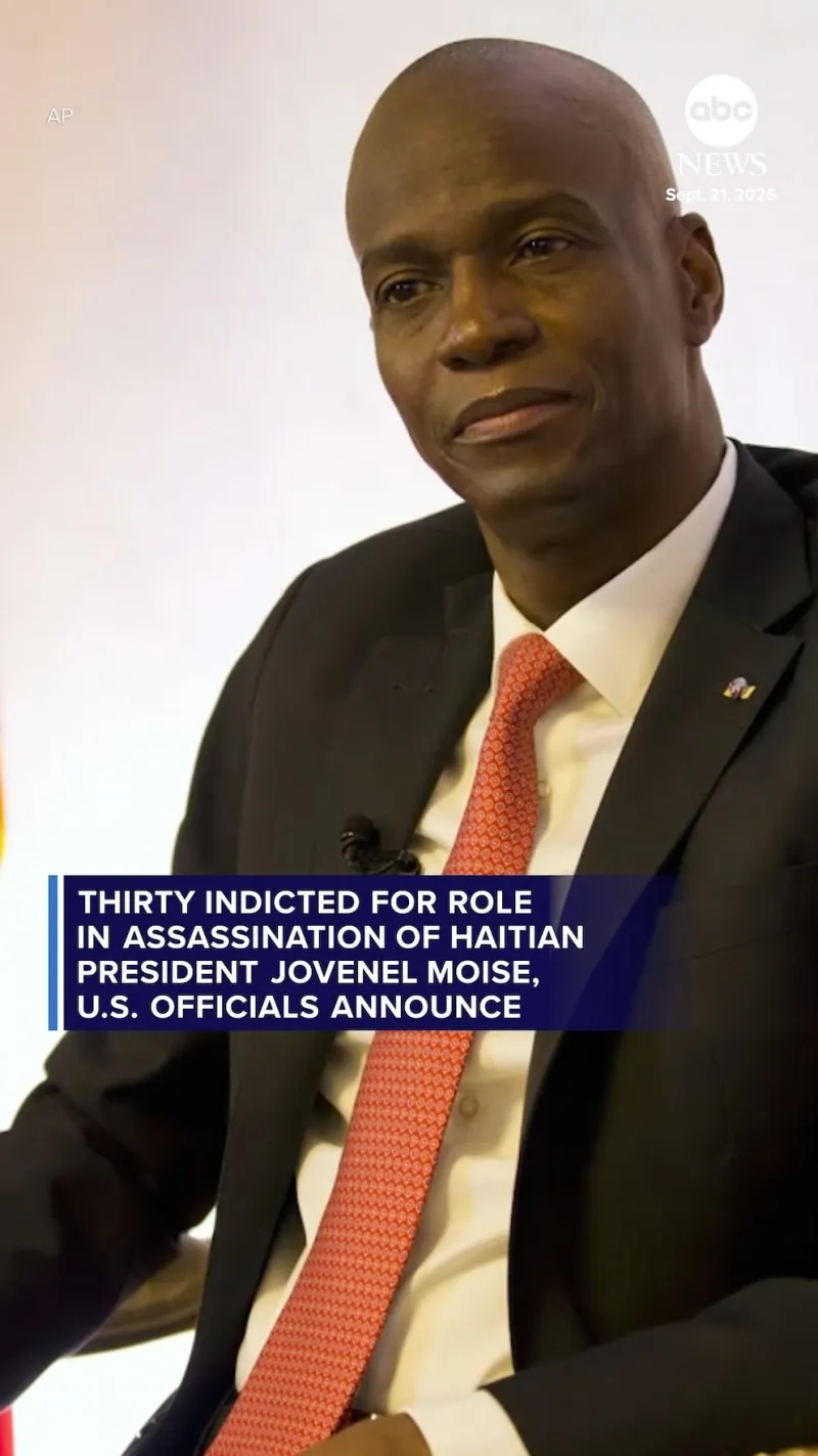 30 indicted for role in assassination of Haitian President Moise: US officials