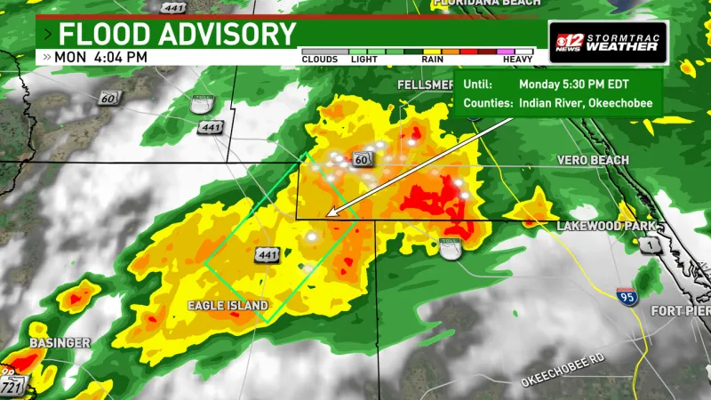 Flood Advisory issued for Indian River & Okeechobee Counties