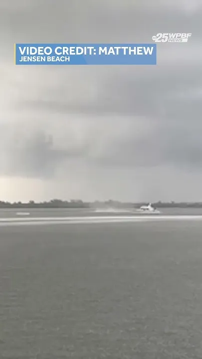 Apparent waterspout spotted near Jensen Beach and Stuart (Video)