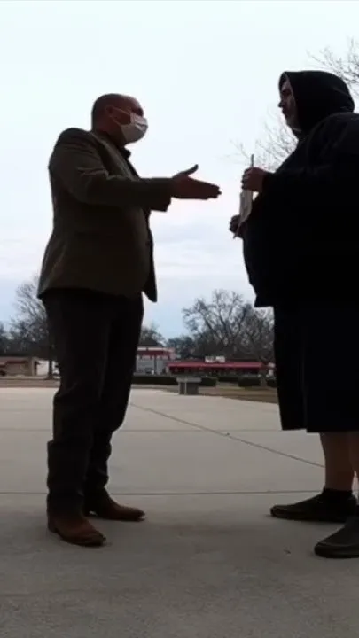 Public Employee Goes Hands On! (Video)
