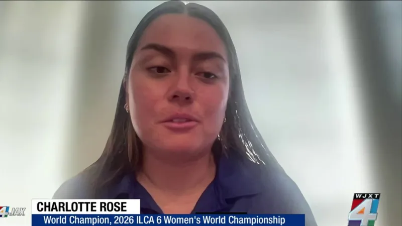 Jacksonville University alumna becomes world champion sailor, training for 2028 Olympics (Video)