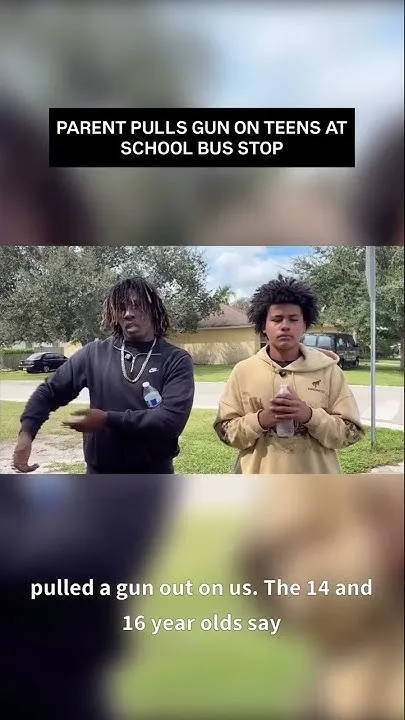 No charges after dad pulls gun on teens at bus stop after alleged bullying (Video)