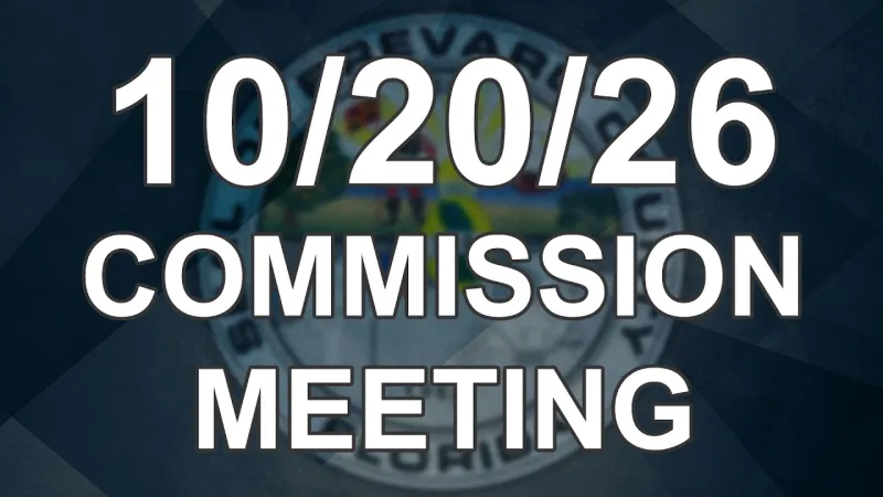 Livestream: 10/20/2026 - Brevard County Commission Meeting (Video)