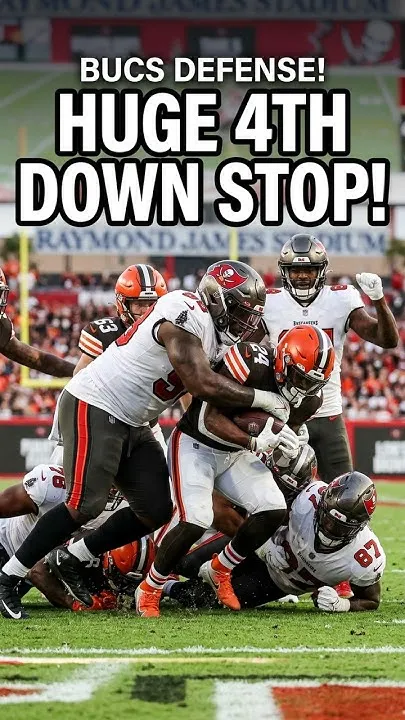 Did you see this Bucs defensive stand?  #nfl #shorts #bucs #Buccaneers #football (Video)