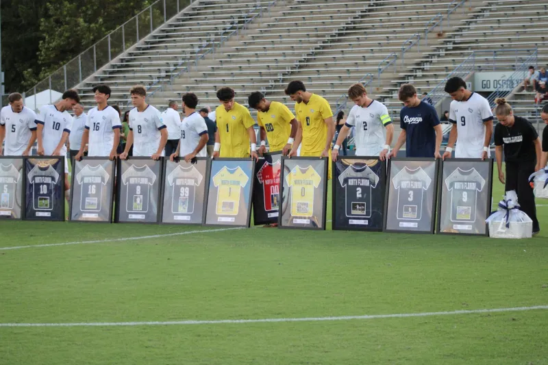 Soccer seniors shine as Ospreys dominate Trinity College on senior night