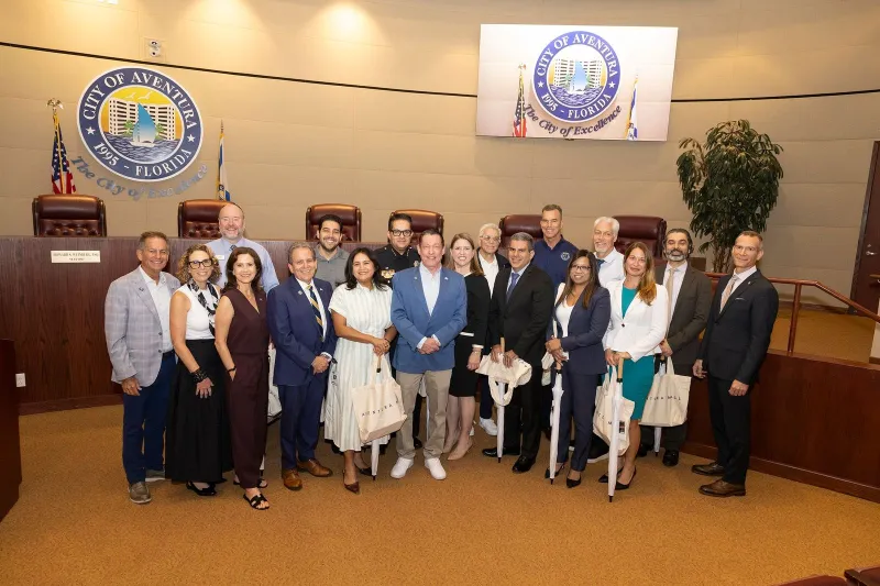City of Aventura's Department Directors honored by Aventura Mayor and Commissioners