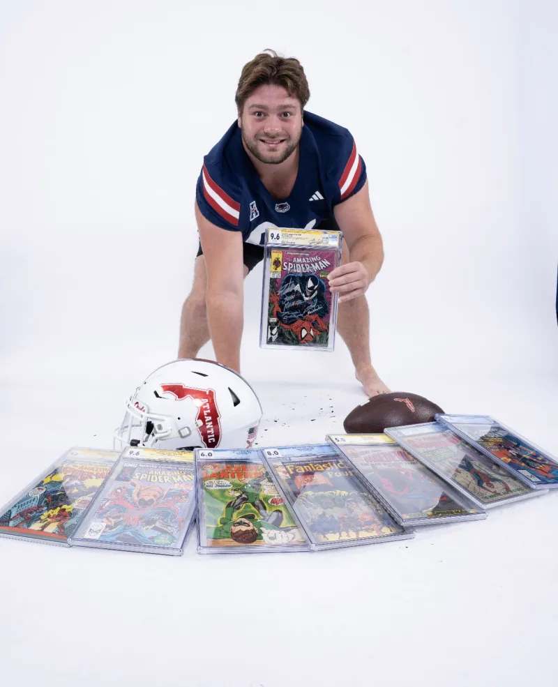 From cleats to comics: Inside FAU Football's comic book business