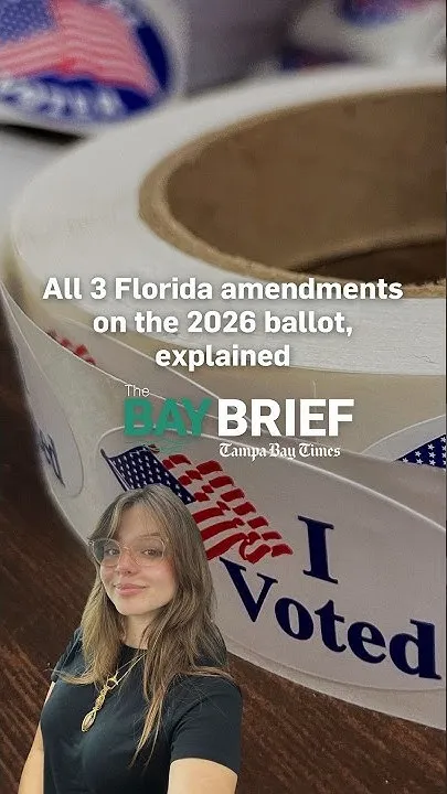 All 3 Florida amendments on the 2026 ballot, explained (Video)