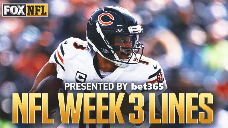 2026 NFL Odds Week 3: Lines, Spreads For All 16 Games